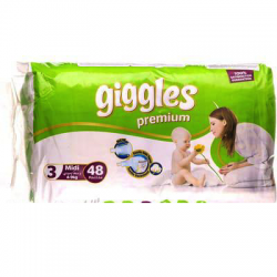 Подгузники 48 Giggles Premium Midi