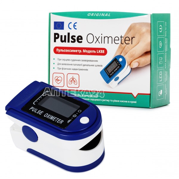 Пульсоксиметр пальчиковый Fingertip Pulse оximeter LК88