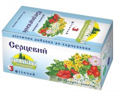 Фиточай "Сбор № 3 Сердечный", фильтр-пакеты по 1 г, 25 шт.