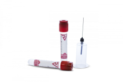 VACUSERA пробирка вакуумная с активатором свертывания с красной крышкой, 4 мл, 13x75 мм, 100 шт.