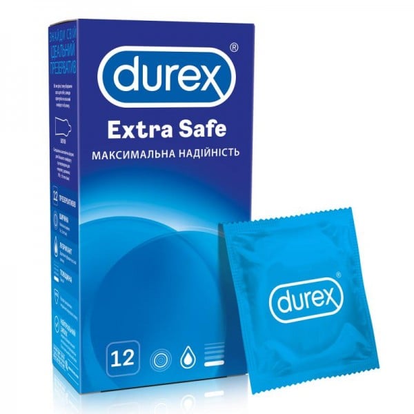 Презервативы Durex (Дюрекс) Extra Safe для максимальной надежности №12 