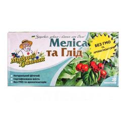 Фиточай Мелисса и боярышник Мудрый травник 1.5 г №20 пакеты