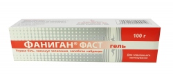 Фаниган Фаст гель от боли в суставах и мышцах, 100 г