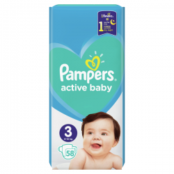Подгузники Памперс Active Baby 6-10 кг N58