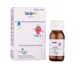 Цефикс порошок для суспензии по 100 мг/5 мл, 30 мл