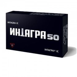 Интагра таблетки для потенции по 50 мг, 1 шт.