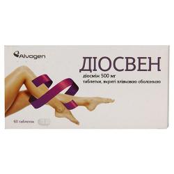Диосвен 500 мг №60