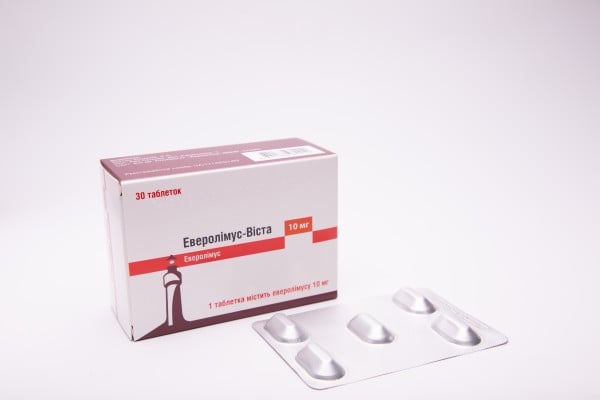 Эверолимус-Виста таблетки по 10 мг, 30 шт.