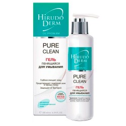 Hirudo Derm Pure Clean пенящийся гель для умывания, 180 мл