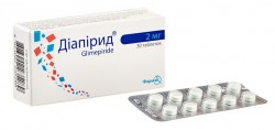 Диапирид таблетки по 2 мг, 30 шт.