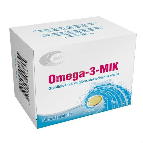 Омега-3 Кардио-МИК №50 капсулы диетическая добавка