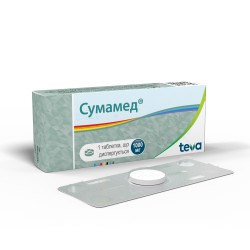 Сумамед диспергируемые таблетки 1000 мг, 1 шт.