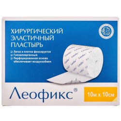Леофикс пластырь нетканный эластичный 10м х 10см