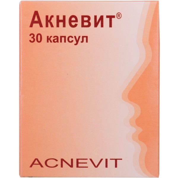 Акневит капсулы для улучшения состояния волос и кожи, 30 шт.