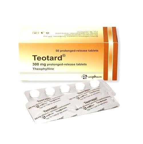 Теотард таблетки 300 мг №50 