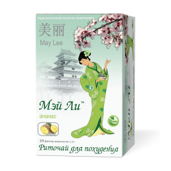 Фиточай "Ключи Здоровья" Мэй Ли с ананасом в фильтр-пакетах по 1,5 г, 20 шт.
