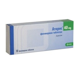 Аторис таблетки по 40 мг, 30 шт.