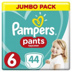 Pampers Pants детские подгузники-трусики (15+ кг), 44 шт.