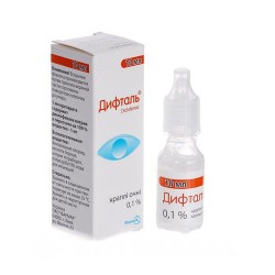 Дифталь капли 0,1%, 10 мл