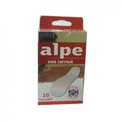 Лейкопластырь Алпе (Alpe) светлый классик N10 (76х19мм)