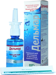 Дельмар изотонический раствор морской воды спрей назальный 50 мл