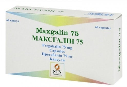 Максгалин 75 капсулы по 75 мг, 60 шт.