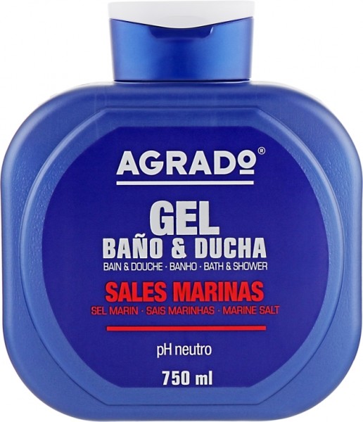 Гель для душа Agrado "Морская соль", 750мл