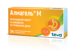 Алмагель М таблетки для рассасывания со вкусом мяты, 24 шт.