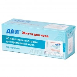 Дол средство для прибора оториноларингологического для промывания носа рецепт №1 саше по 2 г, 30 шт.