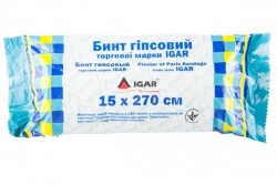 IGAR бинт гипсовый 15 x 270см