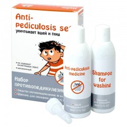 Противопедикулезный набор от вшей (средство 90 мл + шампунь 90 мл)