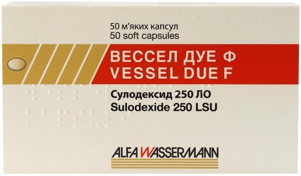 Вессел Дуе Ф капсулы по 250 мг, 50 шт.