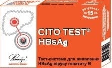 Тест для самоконтроля Гепатит В CITO TEST, 1 шт.