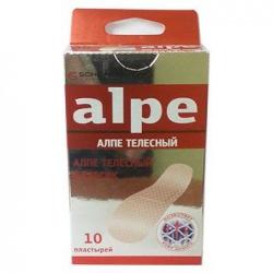 Лейкопластырь Алпе телесного цвета классик N10 (76х19мм)