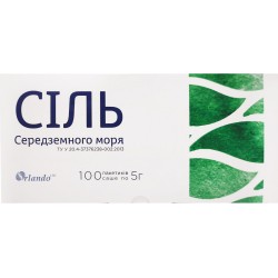 Соль Средиземного моря для промывания носа, по 5 г в пакетах-саше, 100 шт.