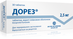 Дорез 2.5 мг N30 таблетки
