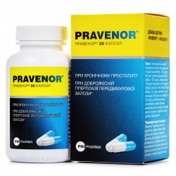 Правенор капсулы для профилактики и комплексного лечения предстательной железы, 30 шт.