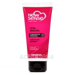 Гель-смазка New Sense (Нью Сенс) с ароматом клубники, 100 мл