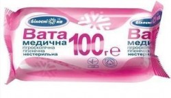 "Белоснежка" вата медицинская гигроскопическая нестерильная ролик, 100 г