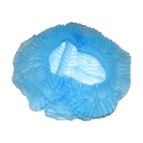 ВОЛЕС шапочка-кульбабка з нетканого материала голубого цвета, 100 шт.