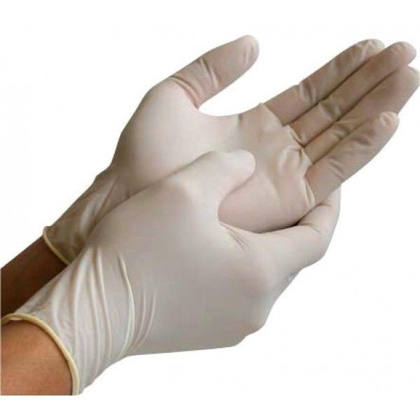 Перчатки смотровые латексные стерильные размер M (7-8) - Гриф