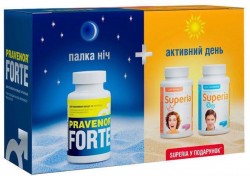 Набор "Чувственное лето". Правенор форте, капсулы, 60 шт. + Суперия для мужчин, таблетки, 30 шт. + Суперия для женщин, таблетки, 30 шт.