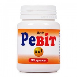 Ревит-КВ драже, 80 шт.