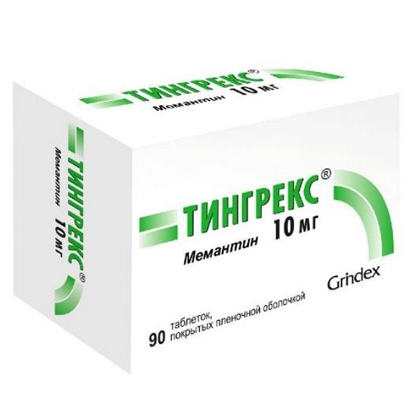 Тингрекс таблетки от деменции по 10 мг, 90 шт.