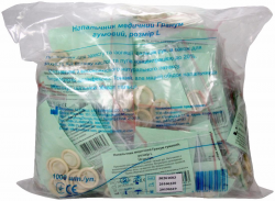 Напальчник медицинский Гранум резиновый размер L, 1000 шт.