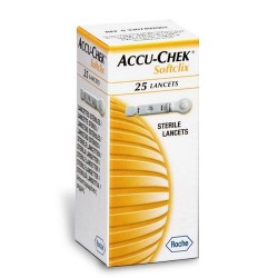 Ланцеты Акку-Чек Софткликс (Accu-Chek Softclix), 25 шт.