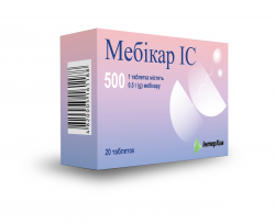 Мебикар IC таблетки по 0,5 г, 20 шт.