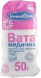 "Снежинка" Зиг-Заг 50 г вата нестерильная