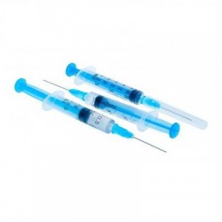 Шприц одноразовый трехкомпонентный 2 мл с иглой BogMark 0.6х30