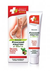 Бальзам "Конский каштан и мята" Дежурная Аптека Эколла, 50 г